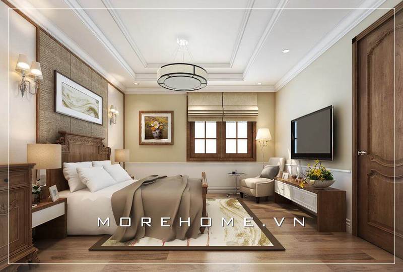 Thiết kế nội thất phòng ngủ sang trọng